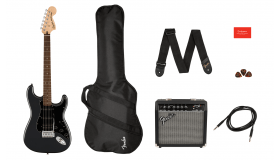 Squier Affinity Stratocaster HSS Pack IL, Charcoal Frost Metallic 