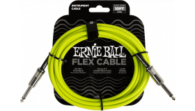 Ernie Ball 6414 Flex Cable 3 meter instrumentkabel groen