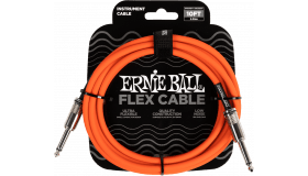 Ernie Ball 6416 Flex Cable 3 meter instrumentkabel oranje
