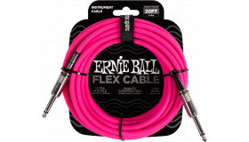 Ernie Ball 6418 Flex Cable 6 meter instrumentkabel roze