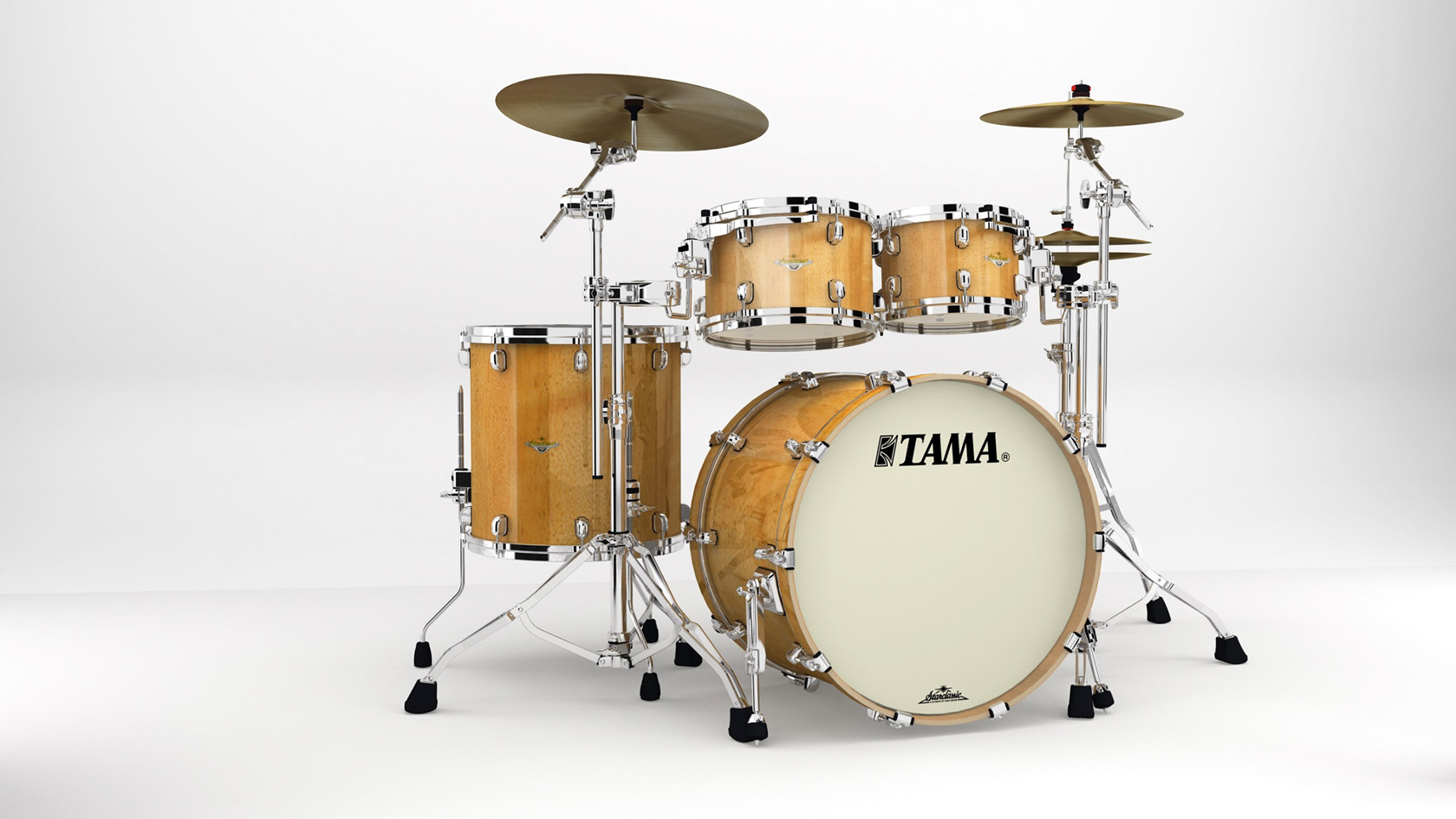 Tama Starclassic Maple, Gloss Natural Movingui