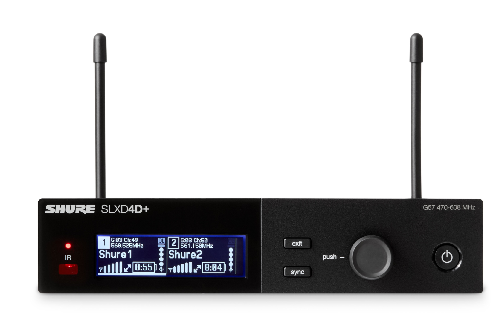 Shure SLXD4D+E=-G65