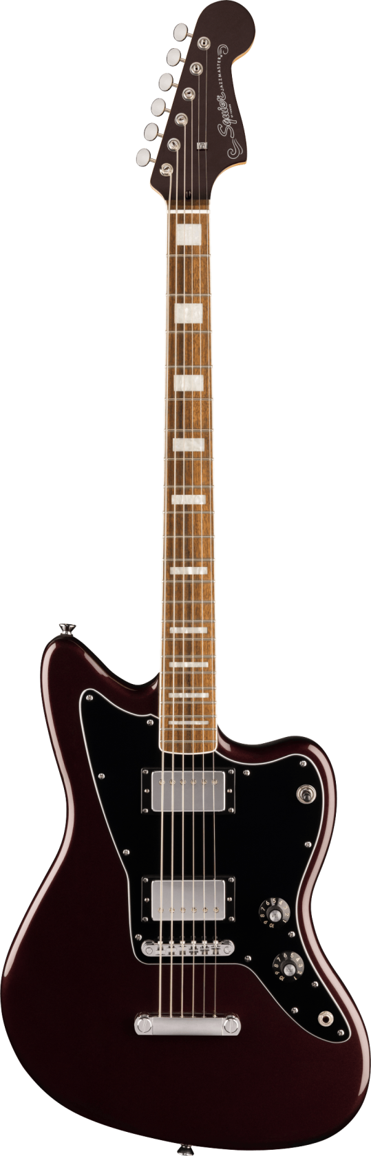 Squier Paranormal Baritone Jazzmaster HH, Oxblood IL