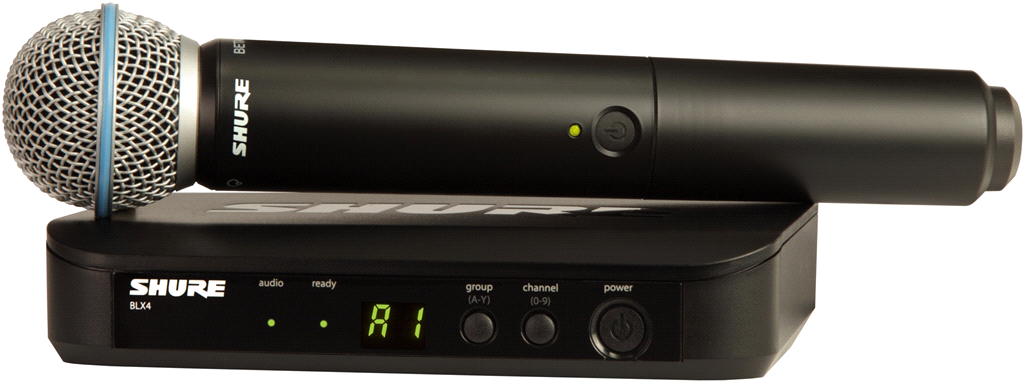 Shure BLX24 - Beta 58A (K14, 614-638 MHz)