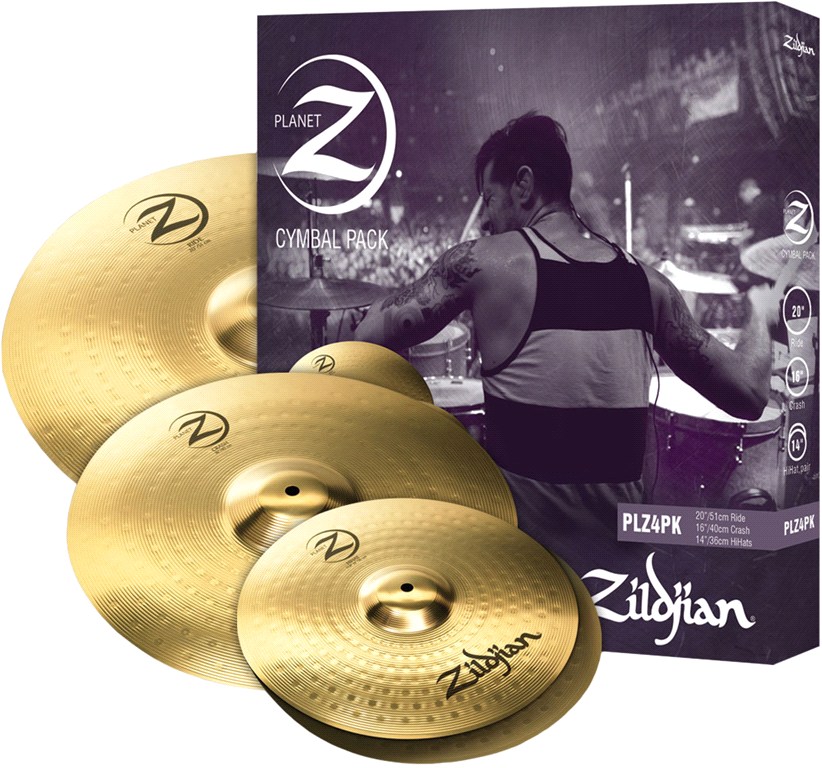 Zildjian Cymbal Pack, planet Z, Complete Pack