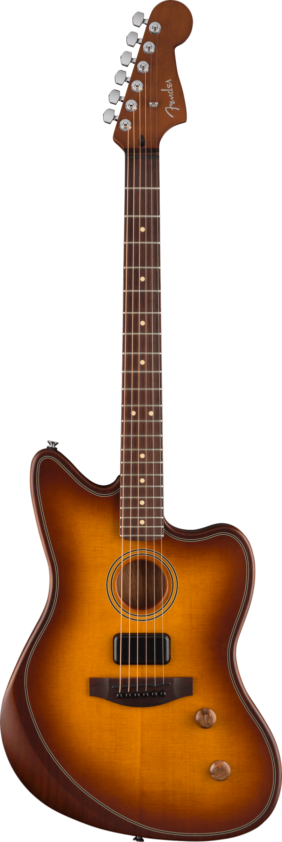 Fender Acoustasonic Standard Jazzmaster, Honey Burst RW