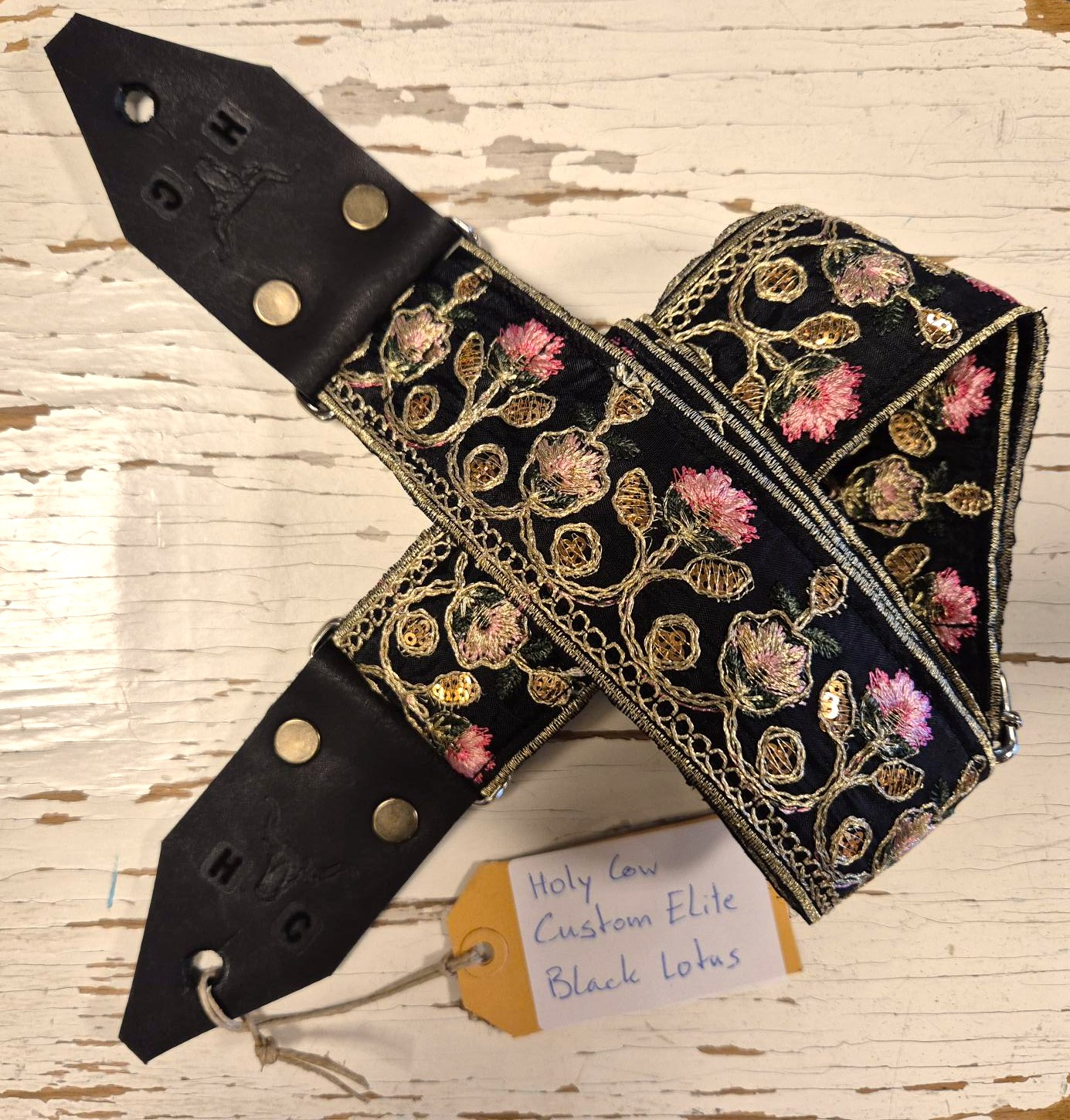Holy Cow Straps Custom Elite Black Lotus