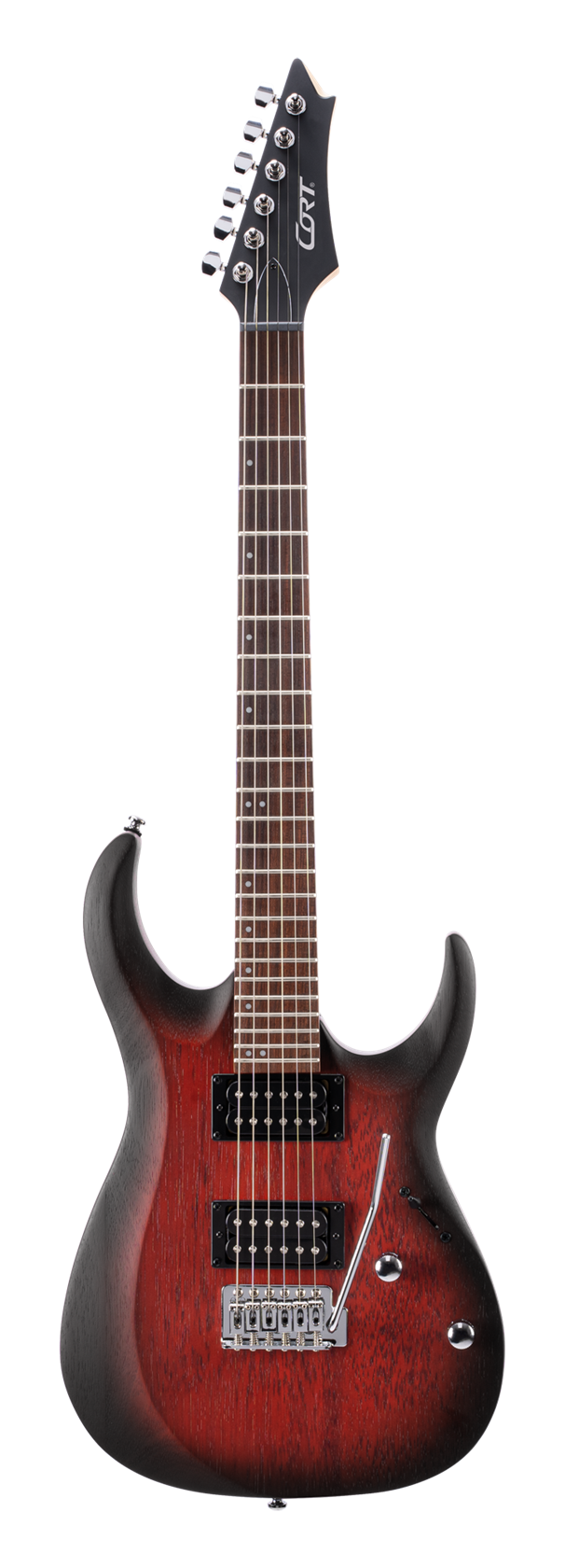 Cort X-100 Open Pore Black Cherry Burst