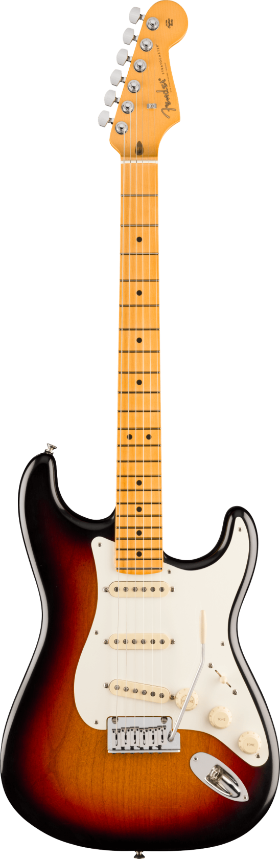 Fender American Ultra Luxe Vintage, '50s Stratocaster, 3-Color Sunburst MN afbeelding