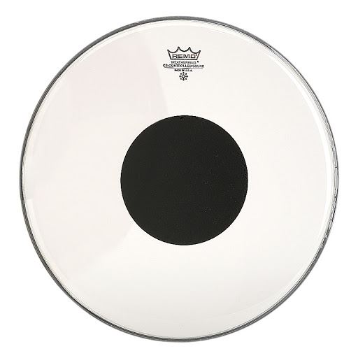 Remo 14" Controlled Sound Clear Black Dot, CS-0314-10