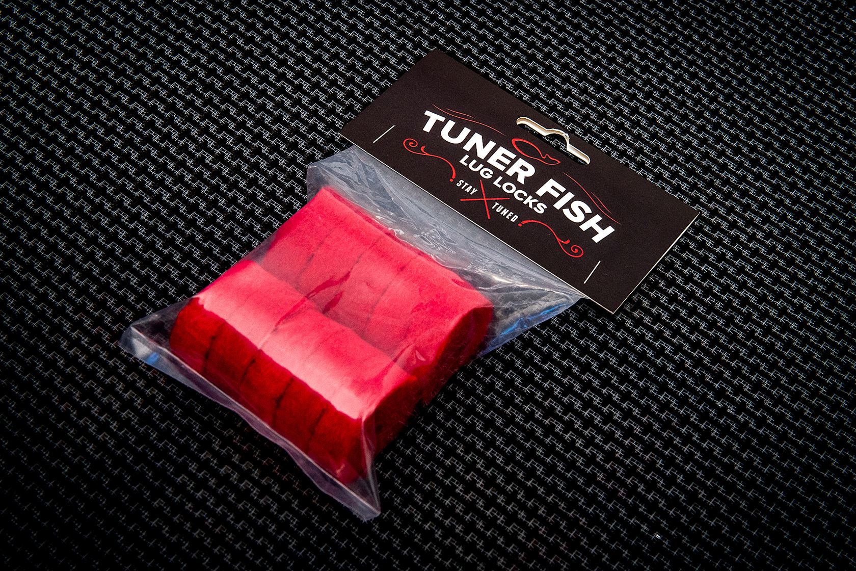 Tuner Fish Cymbal Felts Red 10-pack