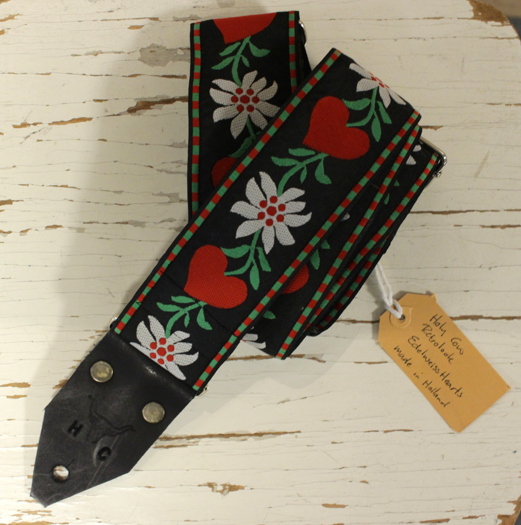 Holy Cow Straps Edelweiss Hearts