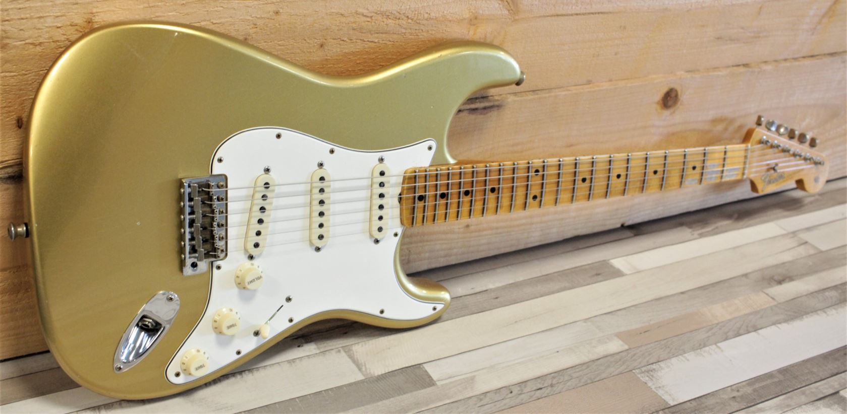 Fender Custom Shop Postmodern Strat Journeyman Relic Maple, Aged Aztec Gold afbeelding