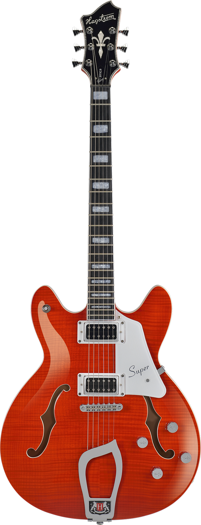 Hagstrom Super Viking Mandarine Flame afbeelding
