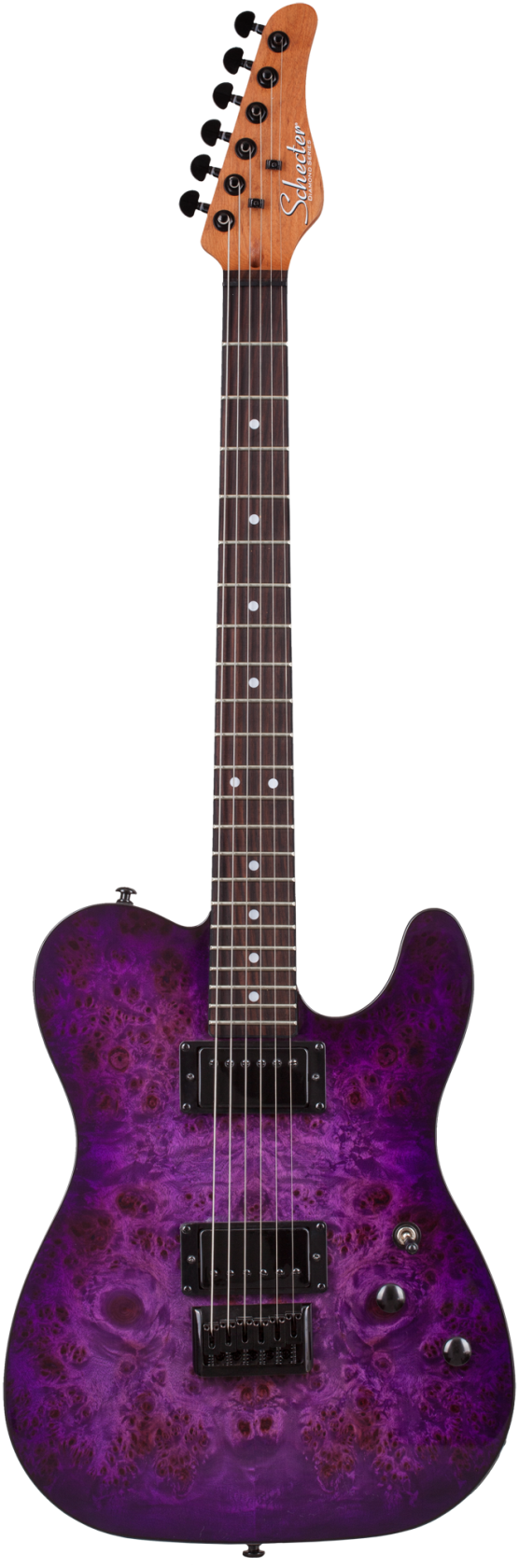 Schecter PT Standard, Purple Burst Burl afbeelding