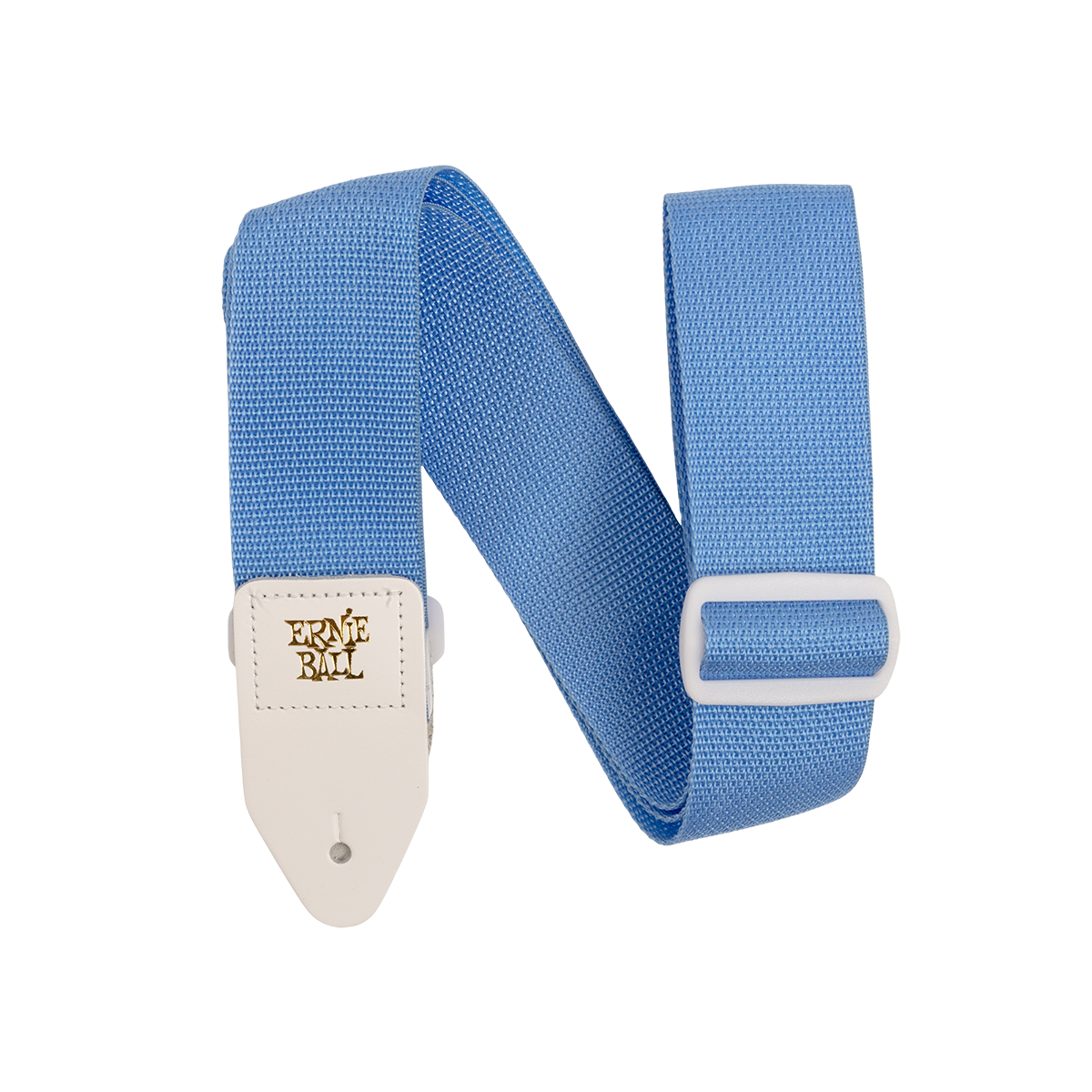 Ernie Ball Polypro Strap 5348 Lightblue & White