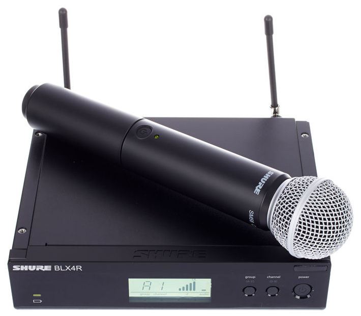 Shure BLX24R - SM58 (K14, 614-638 MHz) afbeelding