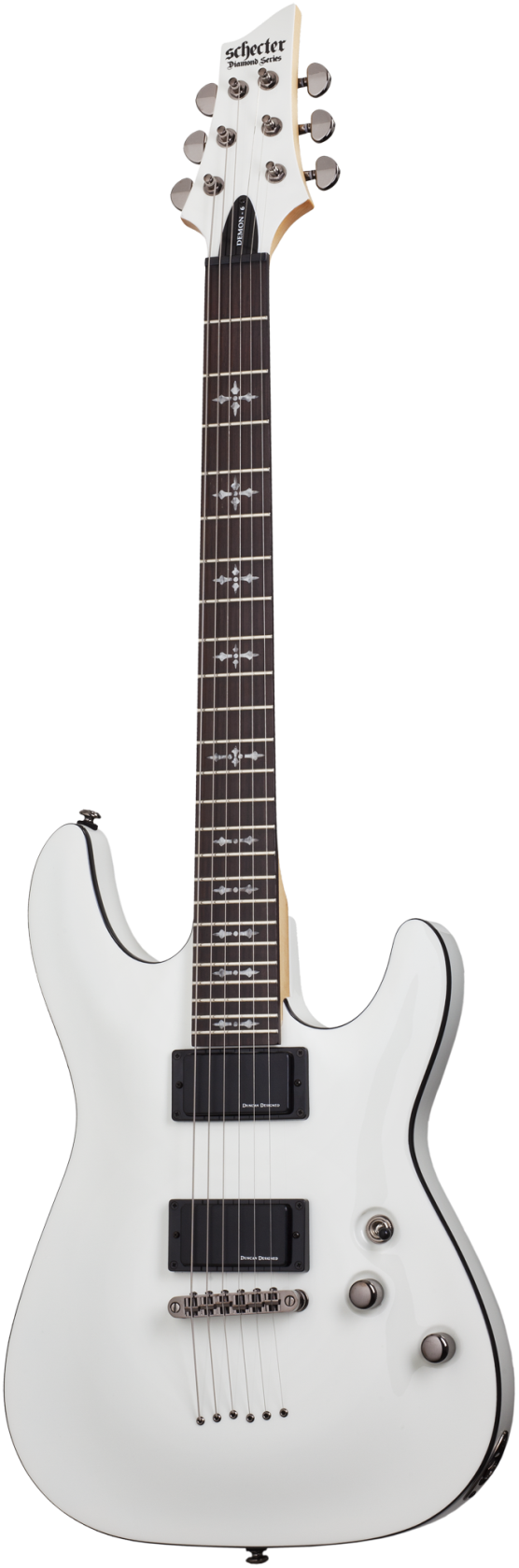 Schecter Demon-6 , Vintage White