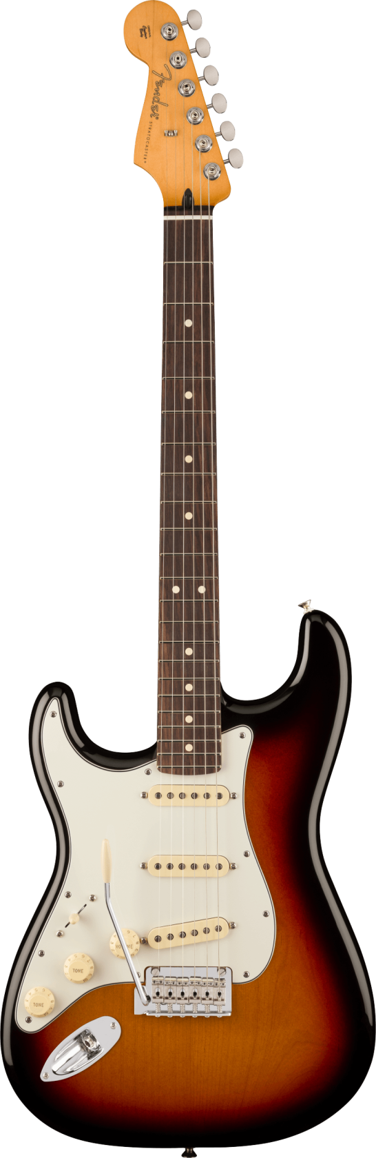 Fender Player II Stratocaster Linkshandig, 3-Color Sunburst RW