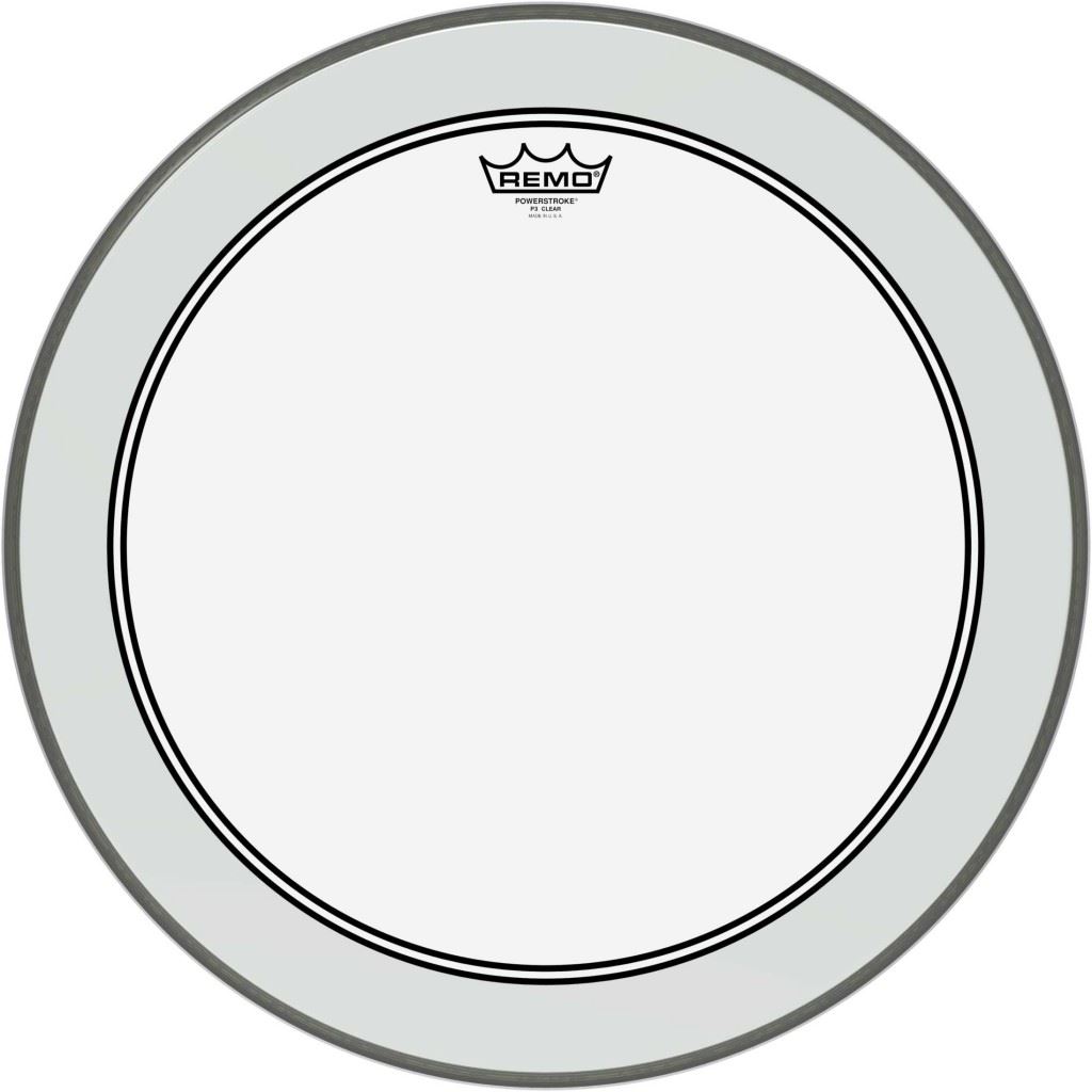 Remo 22" Powerstroke P3 Clear Bass, P3-1322-C2
