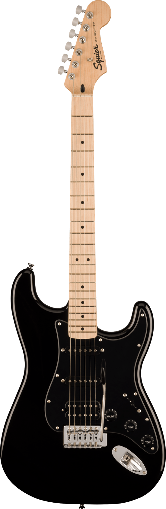 Klundertmusic Squier Sonic Stratocaster HSS, Black MN aanbieding
