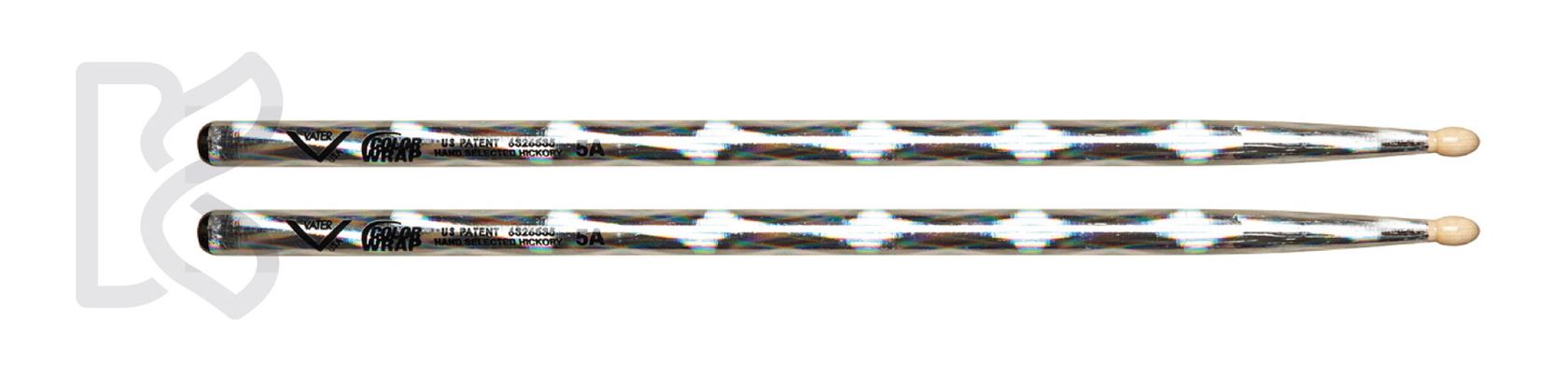 Vater VCS5A Color Wrap 5A Silver Optic, houten tip afbeelding