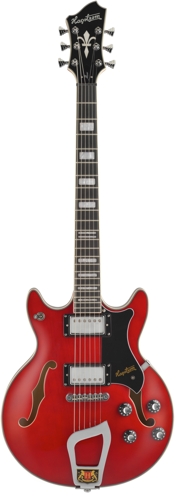 Hagstrom Alvar Wild Cherry Transparant afbeelding