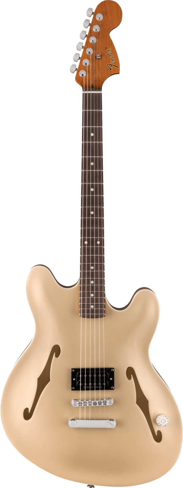 Fender Tom DeLonge Starcaster, Satin Shoreline Gold RW