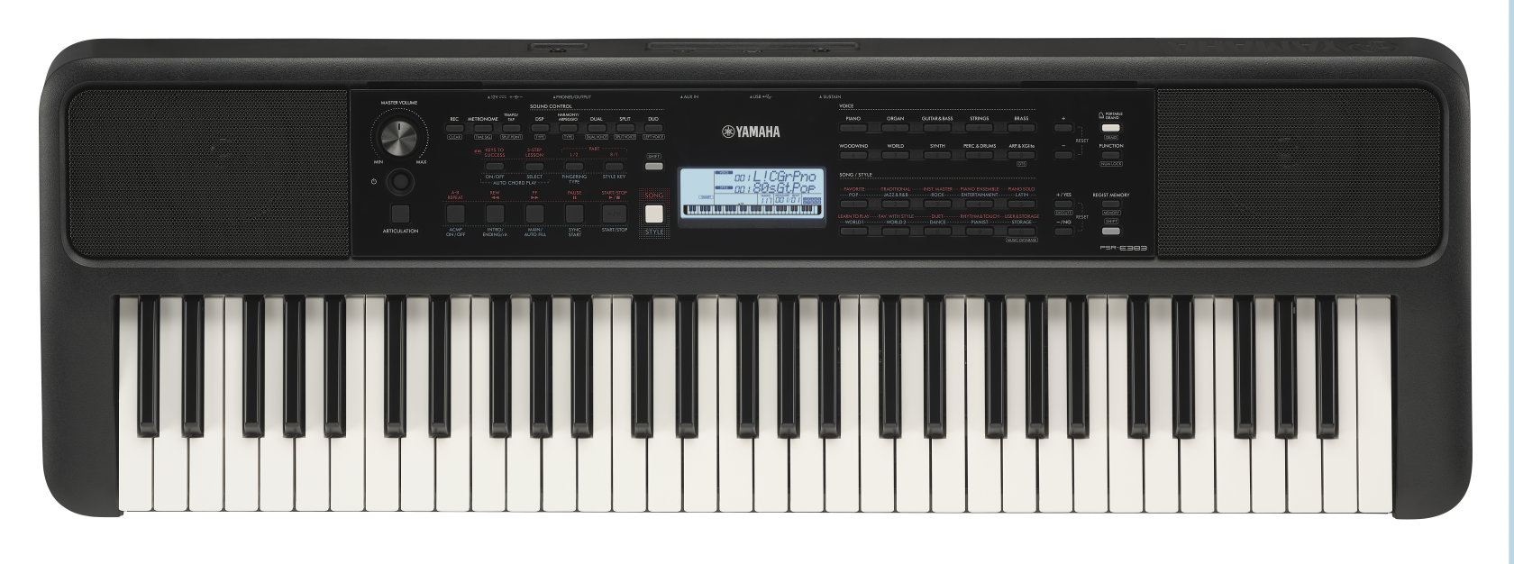 Klundertmusic Yamaha PSR-E383 aanbieding