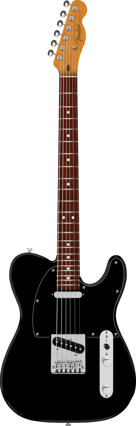 Fender 75th Anniversary Player II Baritone Telecaster, Black RW