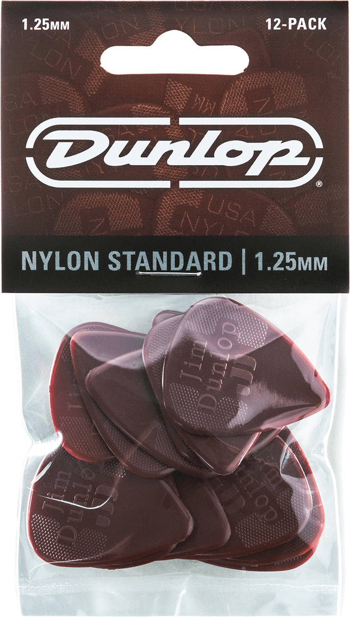 Dunlop Nylon Standard 1.25 Plectrum 12-Pack afbeelding