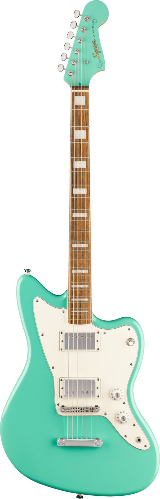 Squier Paranormal Baritone Jazzmaster HH, Seafoam Green IL