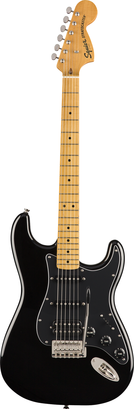 Klundertmusic Squier Classic Vibe '70s Stratocaster HSS, Black MN aanbieding