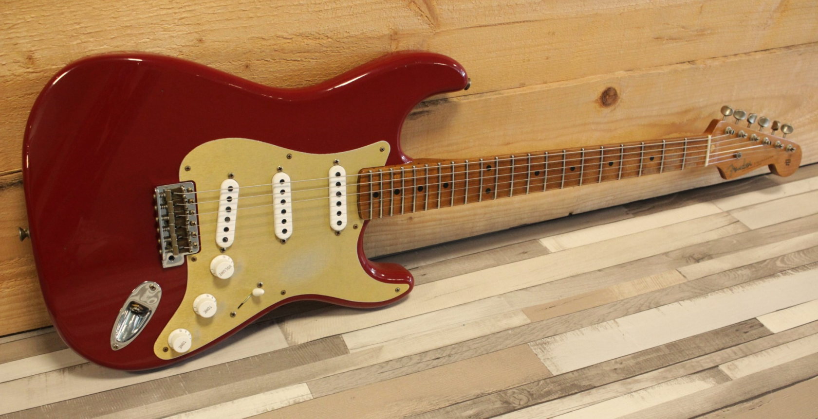 Fender Custom Shop LTD 70th Anniversary 1954 Roasted Stratocaster Journeyman Relic, Cimarron Red afbeelding