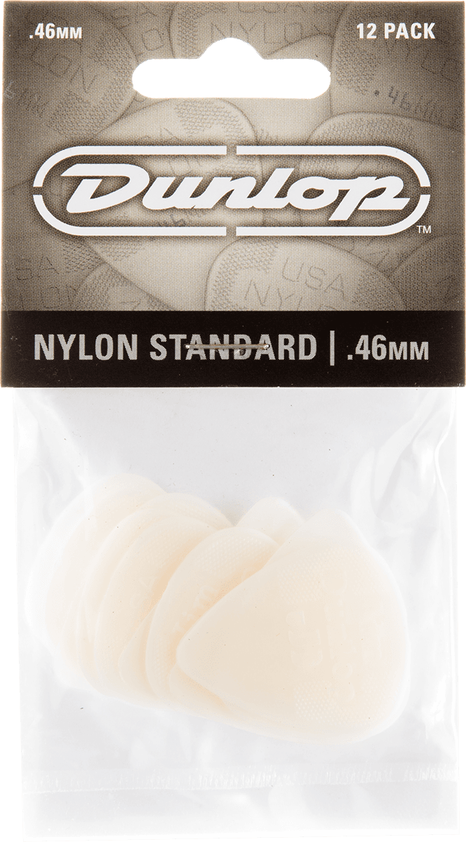 Dunlop Nylon Standard .46 Plectrum 12-Pack