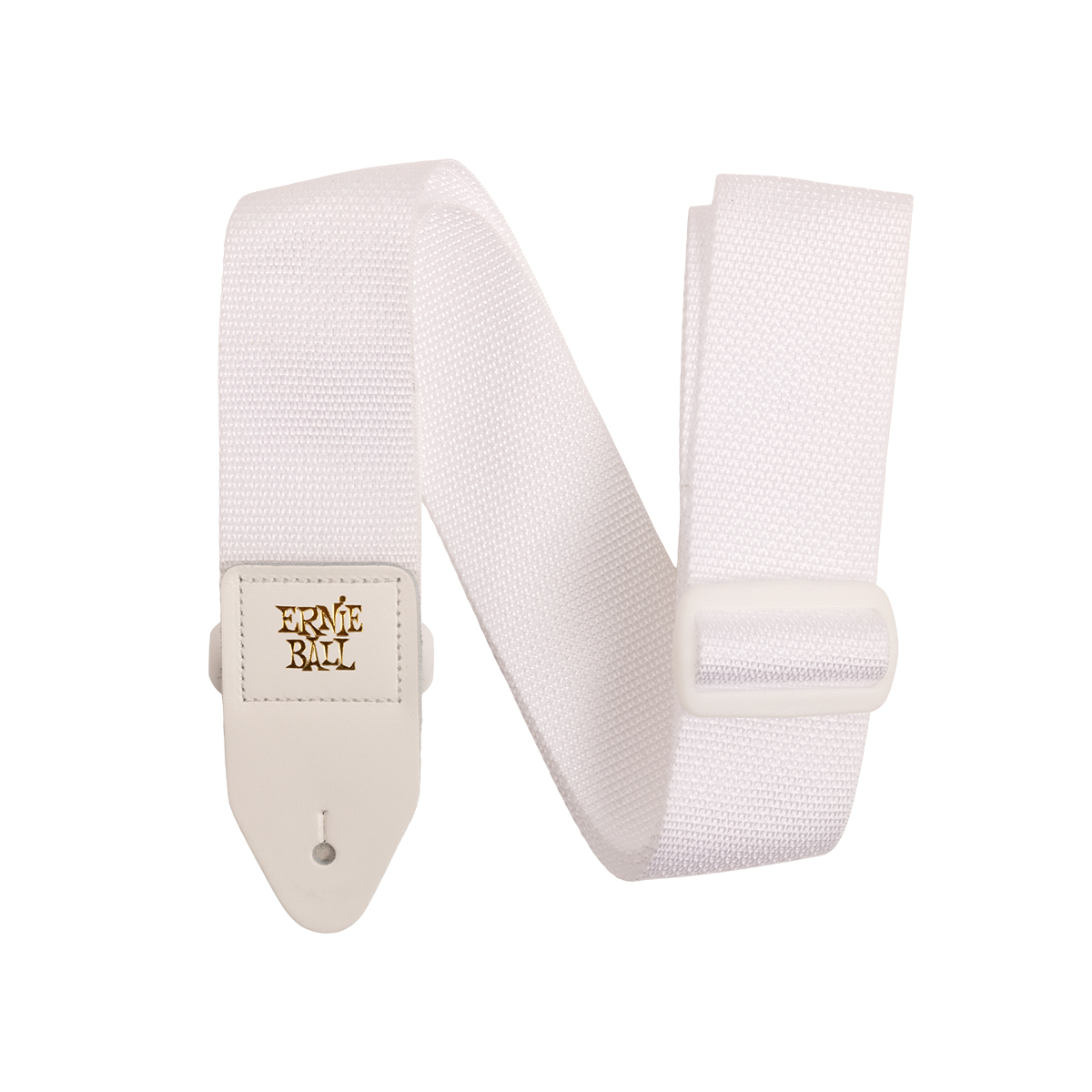 Ernie Ball Polypro Strap 5350 White & White