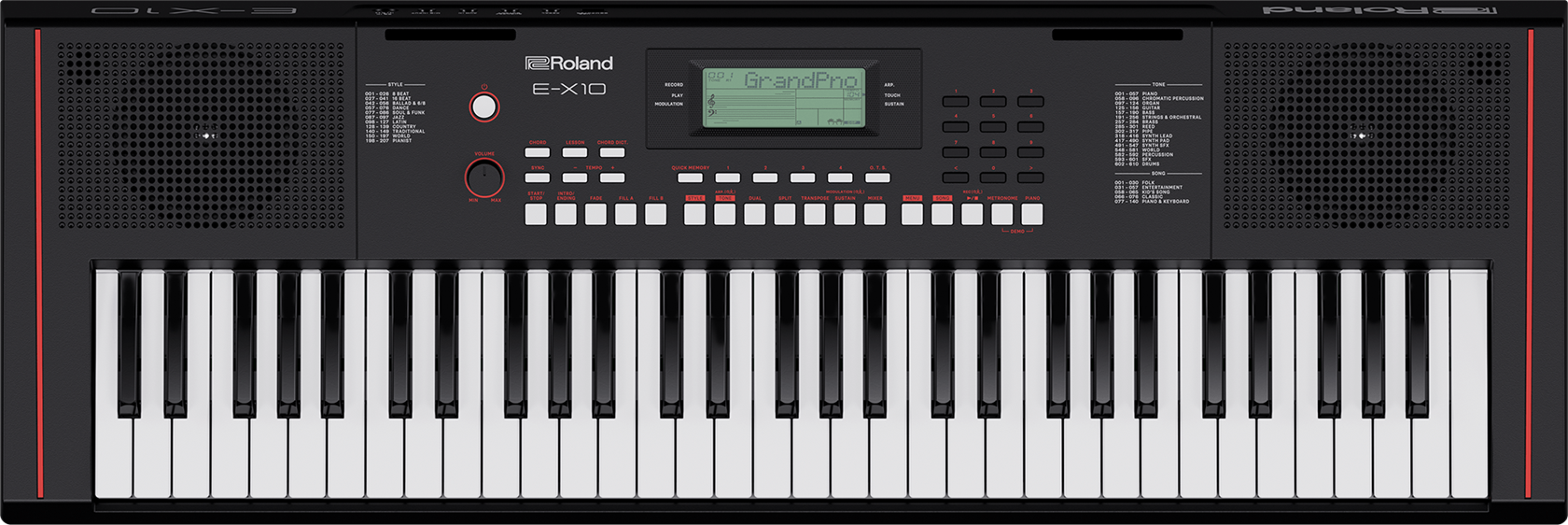 Klundertmusic Roland E-X10 aanbieding