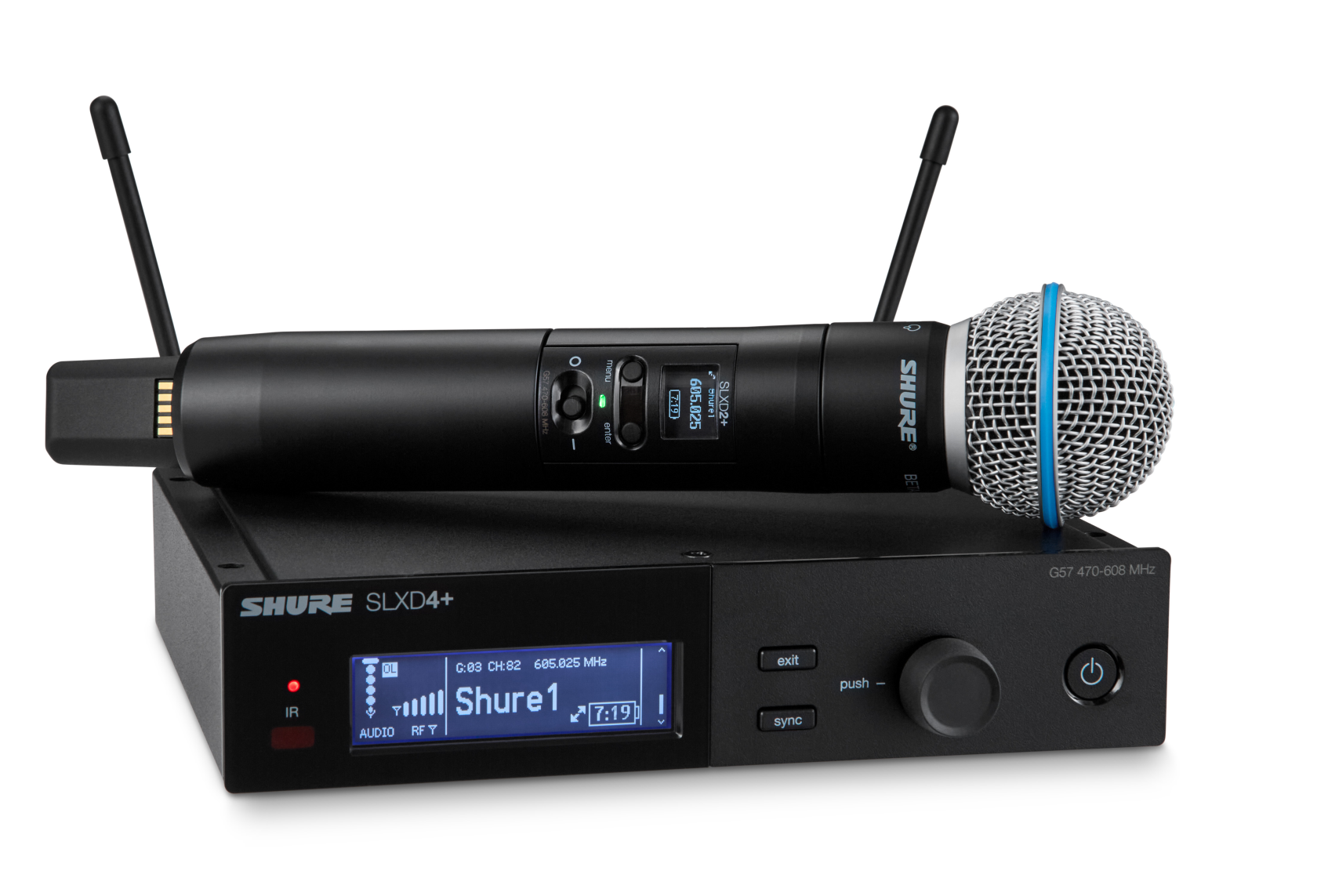 Shure SLXD24+E/B58-G65