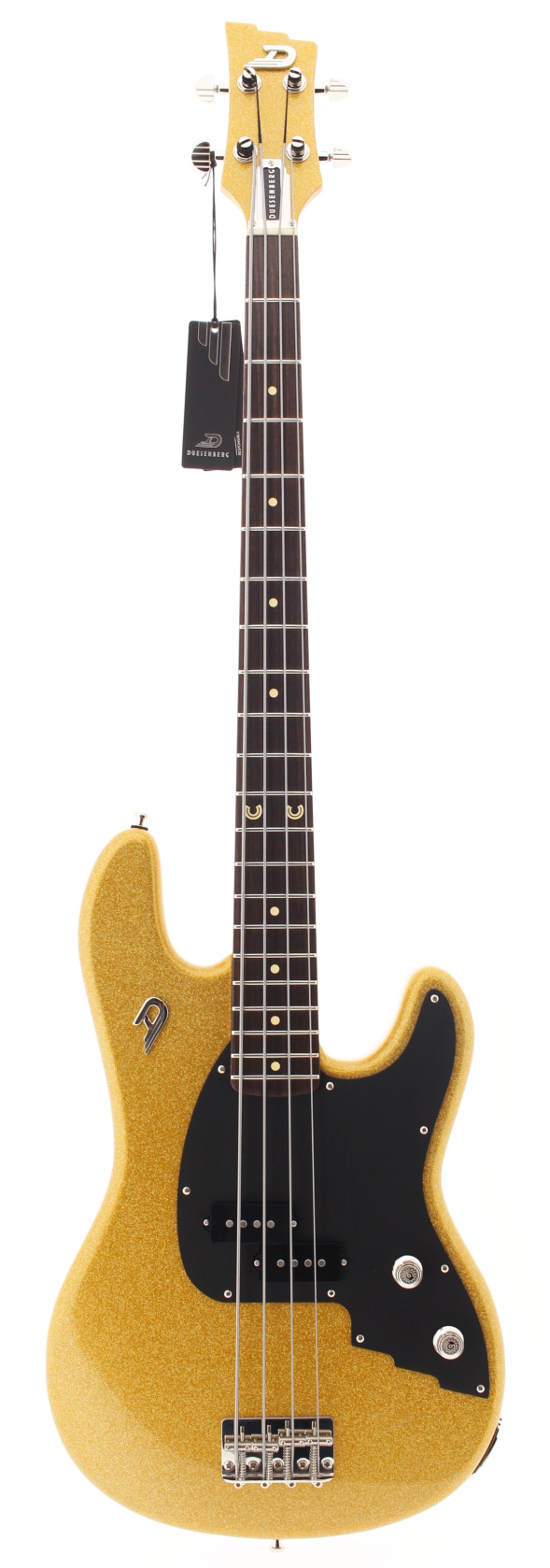 Duesenberg Alliance Chris Chaney Bass, Gold Sparkle