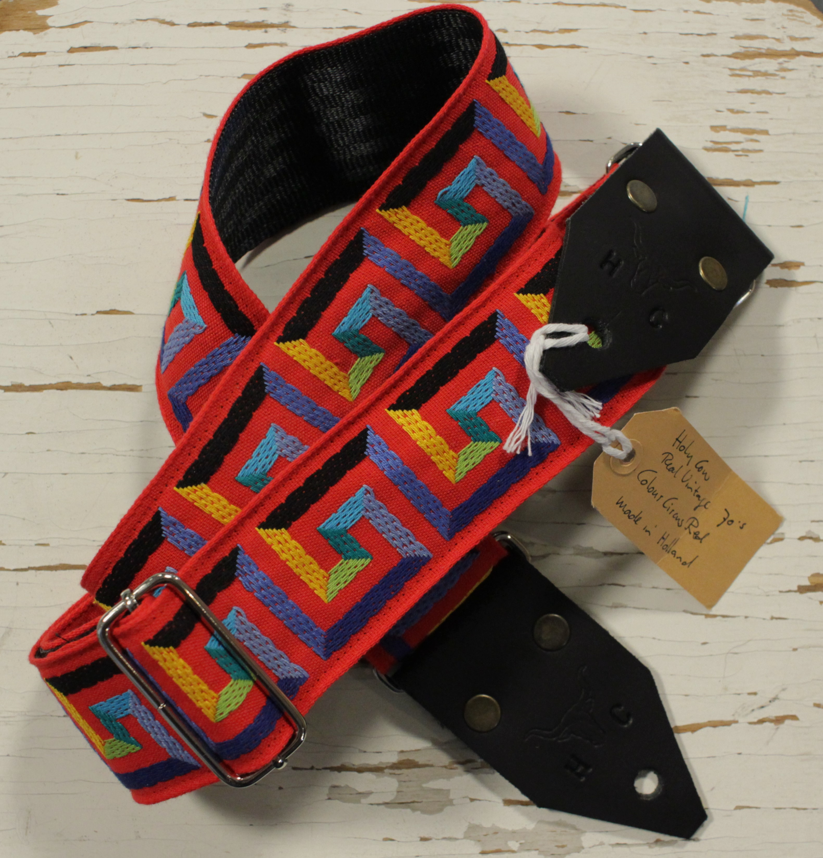 Holy Cow Straps 70's Colour Circus Red afbeelding