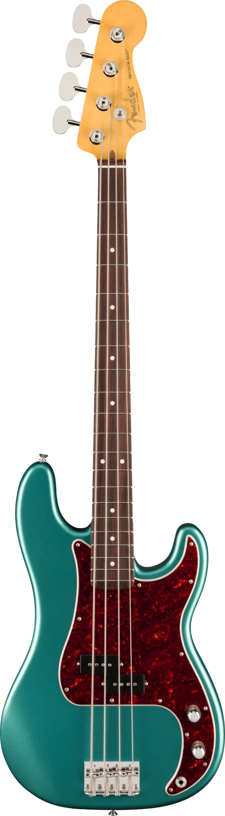 Fender American Professional Classic Precision Bass, Faded Sherwood Green Metallic RW