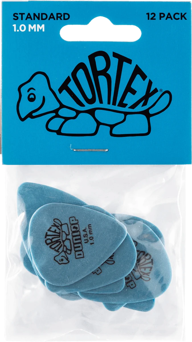 Dunlop Tortex Standard 1.00 Plectrum 12-Pack blauw