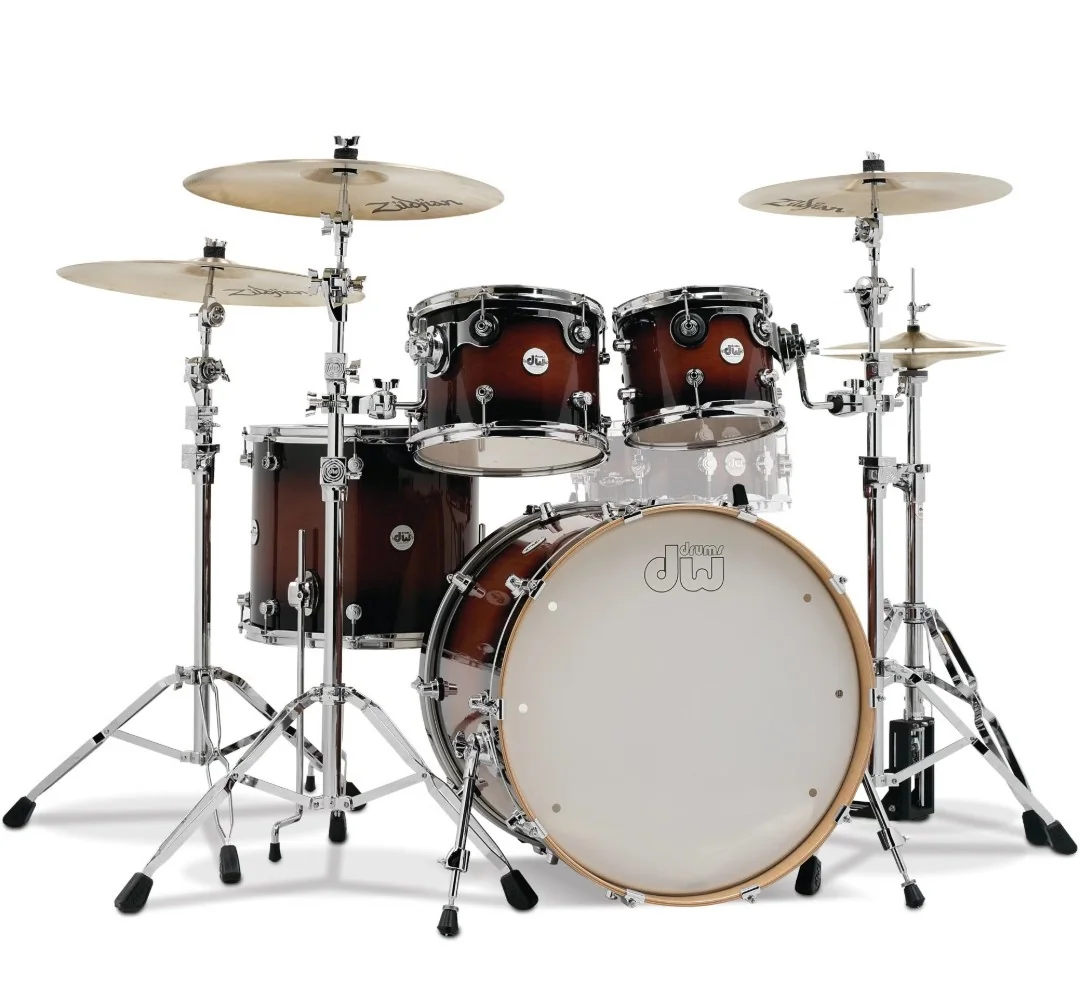 DW Design Series Maple Tobacco Burst 22-10-12-16