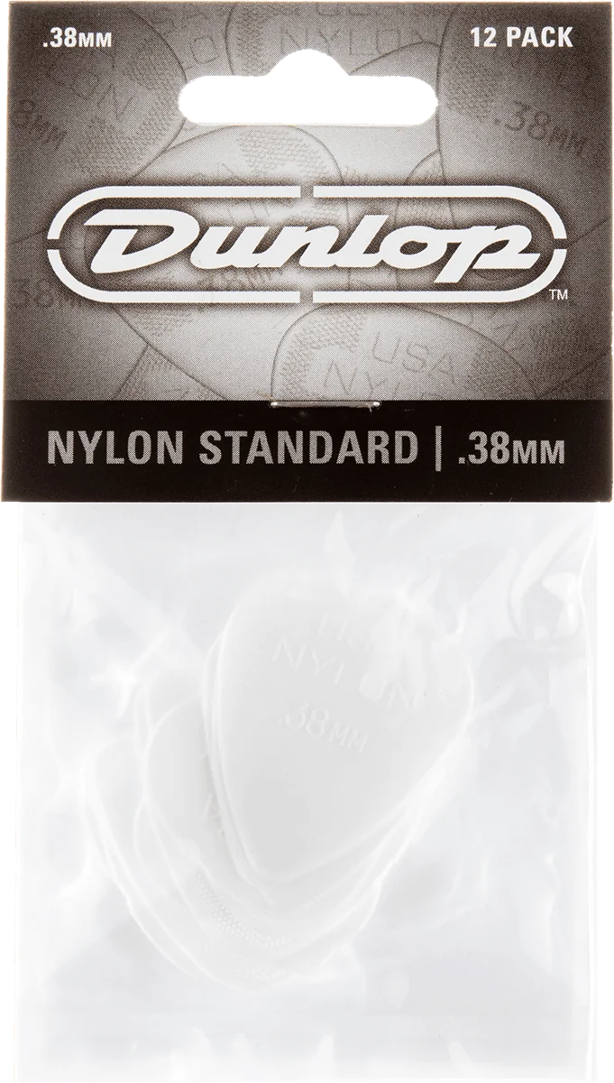 Dunlop Nylon Standard .38 Plectrum 12-Pack 