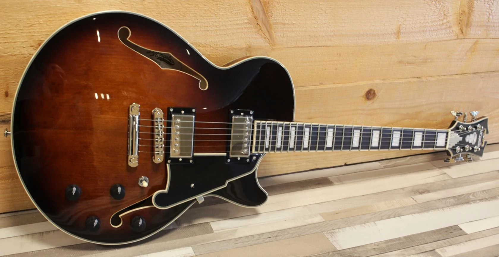D'angelico Premier SS Brown Burst