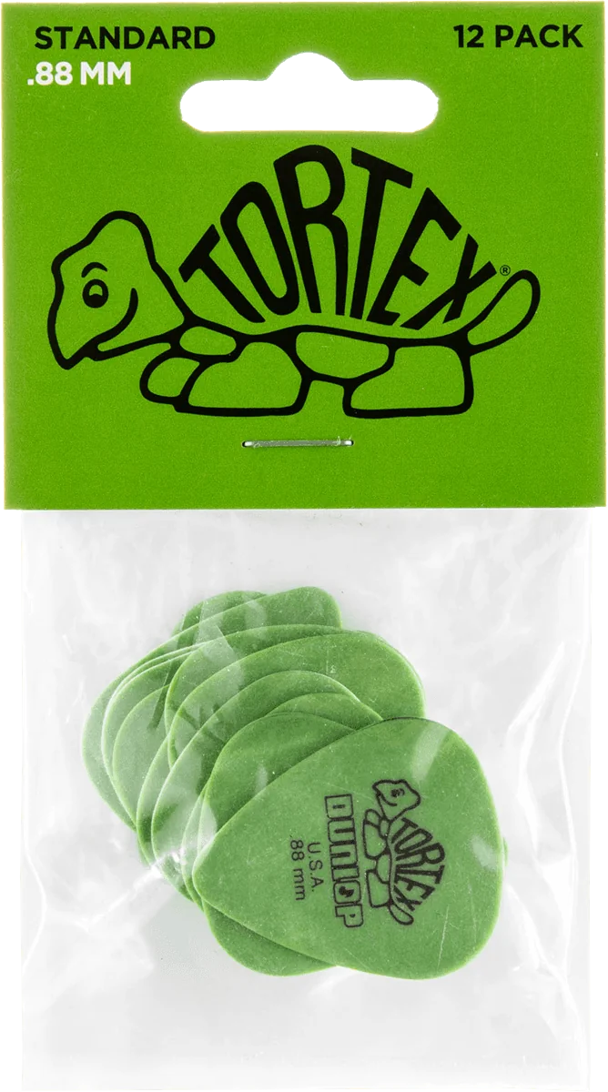 Dunlop Tortex Standard .88 Plectrum 12-Pack groen