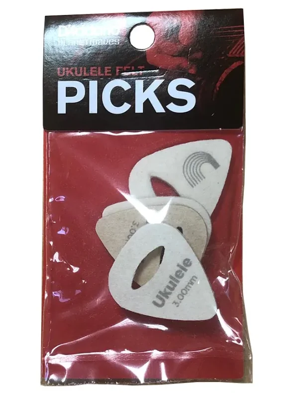 D'Addario Ukulele Felt Picks - 4 pack