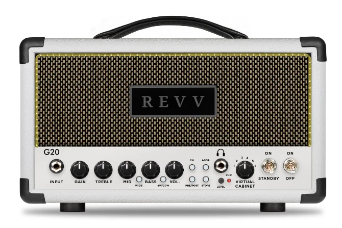 Revv G20 20/4-Watt Tube Headshell - White/Salt 'n Pepper