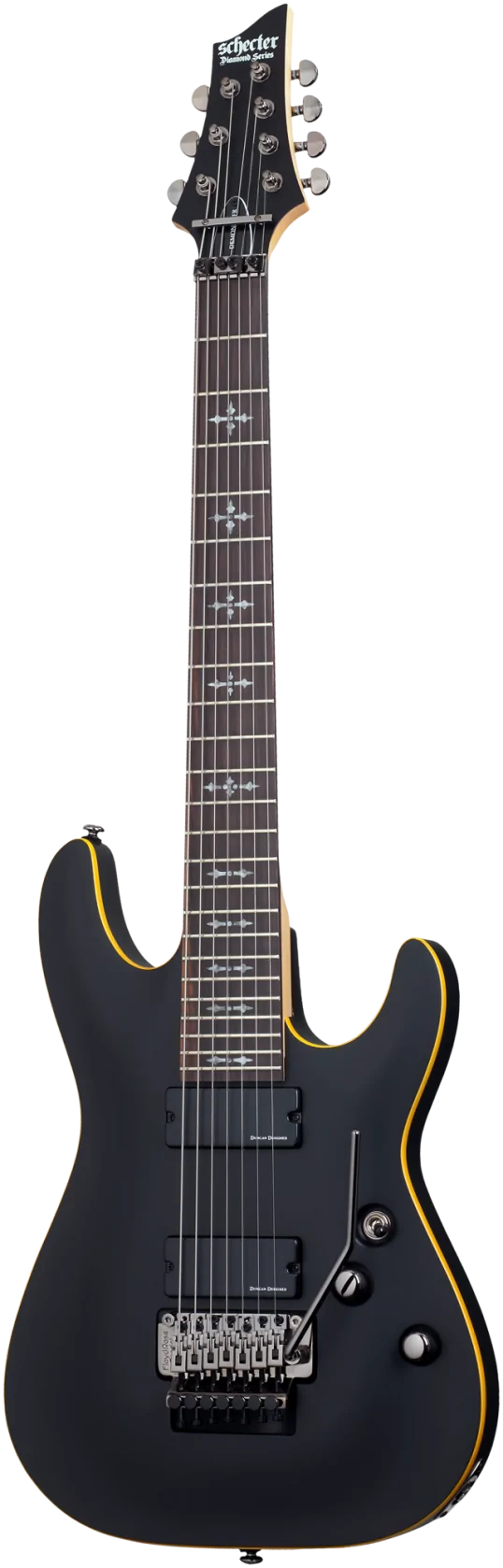 Schecter Demon 7 FR, Satin Black