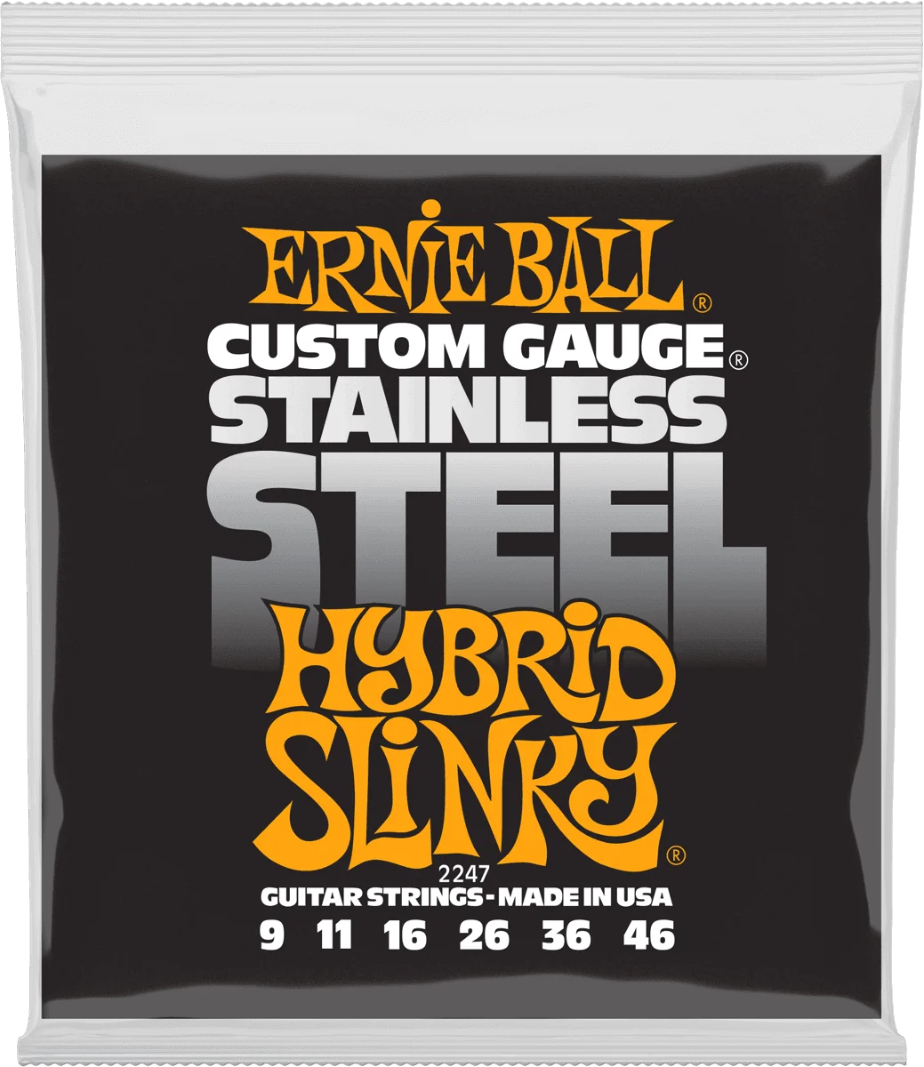 Ernie Ball Stainless Steel Hybrid Slinky 2247